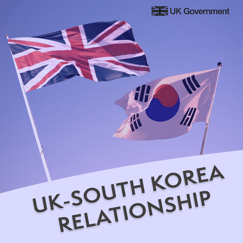 FCDOGovUK's tweet photo. The UK-South Korea relationship is one built on shared values of global prosperity, peace and security. 

Together we have faced down threats around the world and continue to forge even closer ties. 

🇬🇧 🇰🇷
