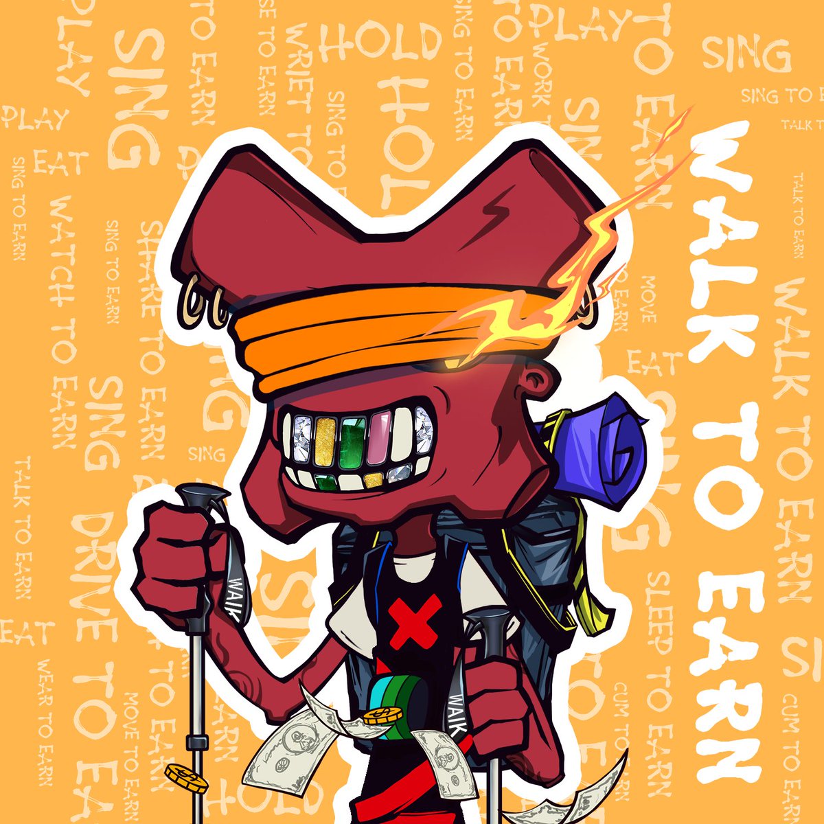 Let's take a spur-of-the-moment trip⛰️🏜️

And walk to earn along the journy💰