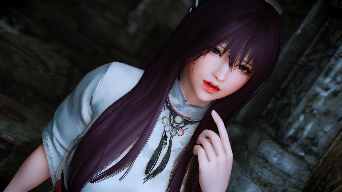 :"> long time no see
#スカイリム #Skyrim #SkyrimSE #Allysse #screenshot