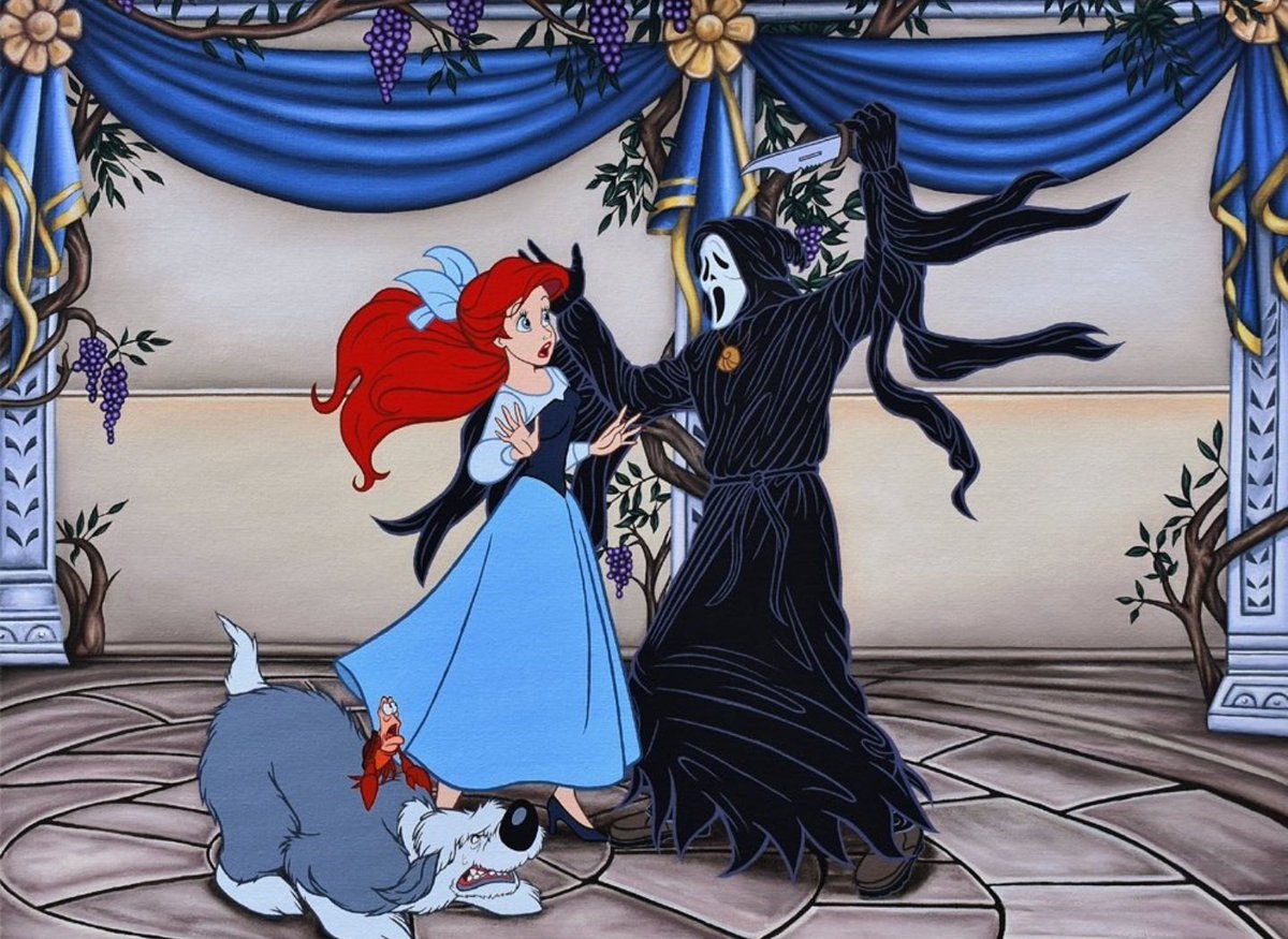 IsaKrueger666's tweet photo. Horror villains invade Disney 🔪 https://t.co/BKULSeEe5O