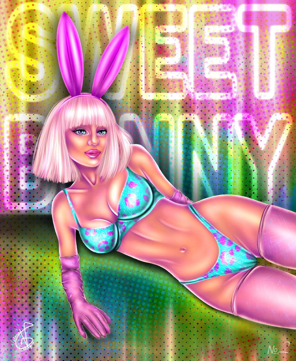 arty_golitsyna's tweet photo. Happy to present my new collection "Sweet bunny”🥳

A collection about hot, sweet, sexy bunny girls🐰🔥
2 of them are collaborating with so cute @DoodlyCats 😍
Arts is already available at @opensea for 0.07 Eth
I really hope you like them as much as I do 🥰

Link⬇️

#NFT #NFTdrop https://t.co/xhpAzrP1sI