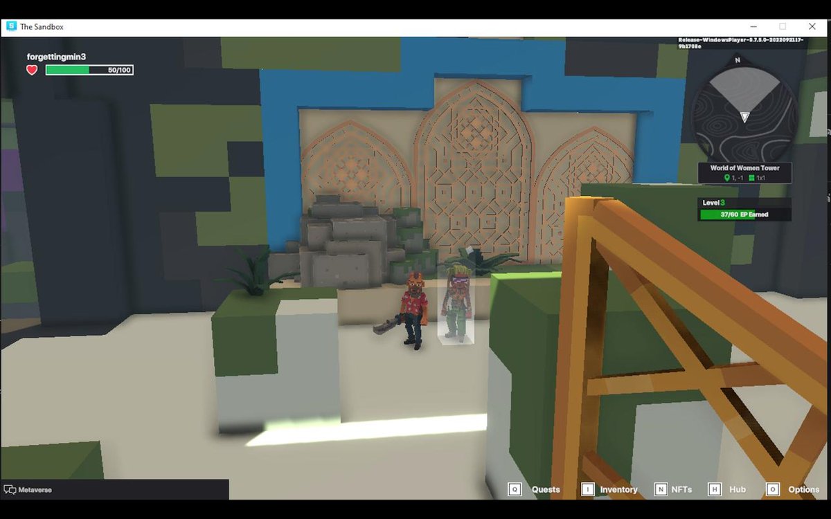 forgettingmin3's tweet photo. @TheSandboxGame @worldofwomennft I just participated in the #SandboxAlphaS3Giveaway for a chance to win 500 SAND! Found the hidden room in World of Women Tower, check out my screenshot below!
👇 https://t.co/9vfk5VCkiZ