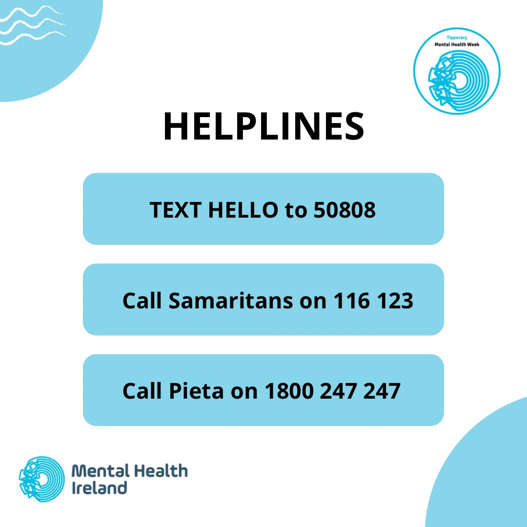 Tipperary Mental Health Week tweet media