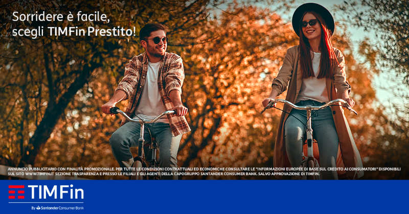 TIM_Official's tweet photo. Celebra la giornata mondiale del sorriso con #TIMFin Prestito e scopri come usufruire dei vantaggi a te riservati! 🥰 Visita il sito e non perdere le nostre offerte promozionali! 👇