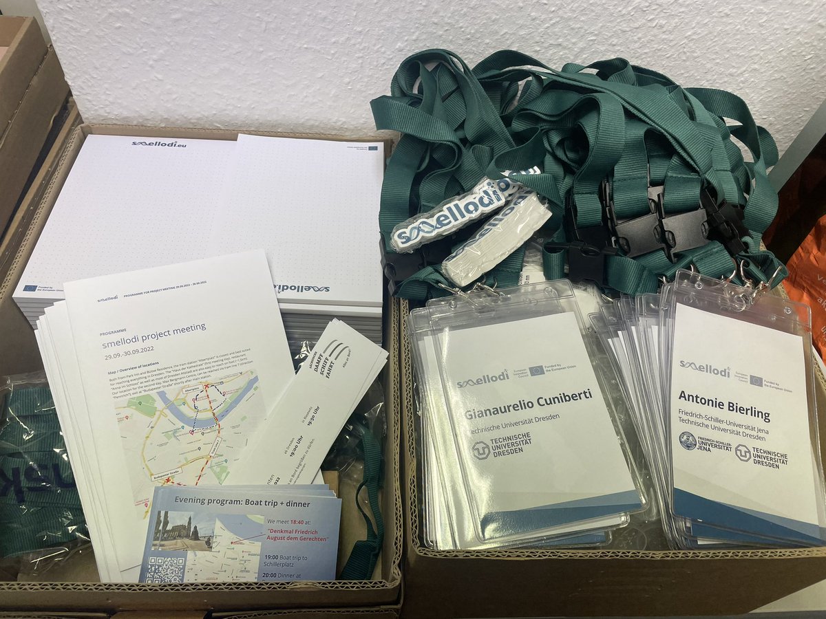 Getting the final preparations ready for our in person kickoff 28th-30th September in Dresden 🤩👃🏻