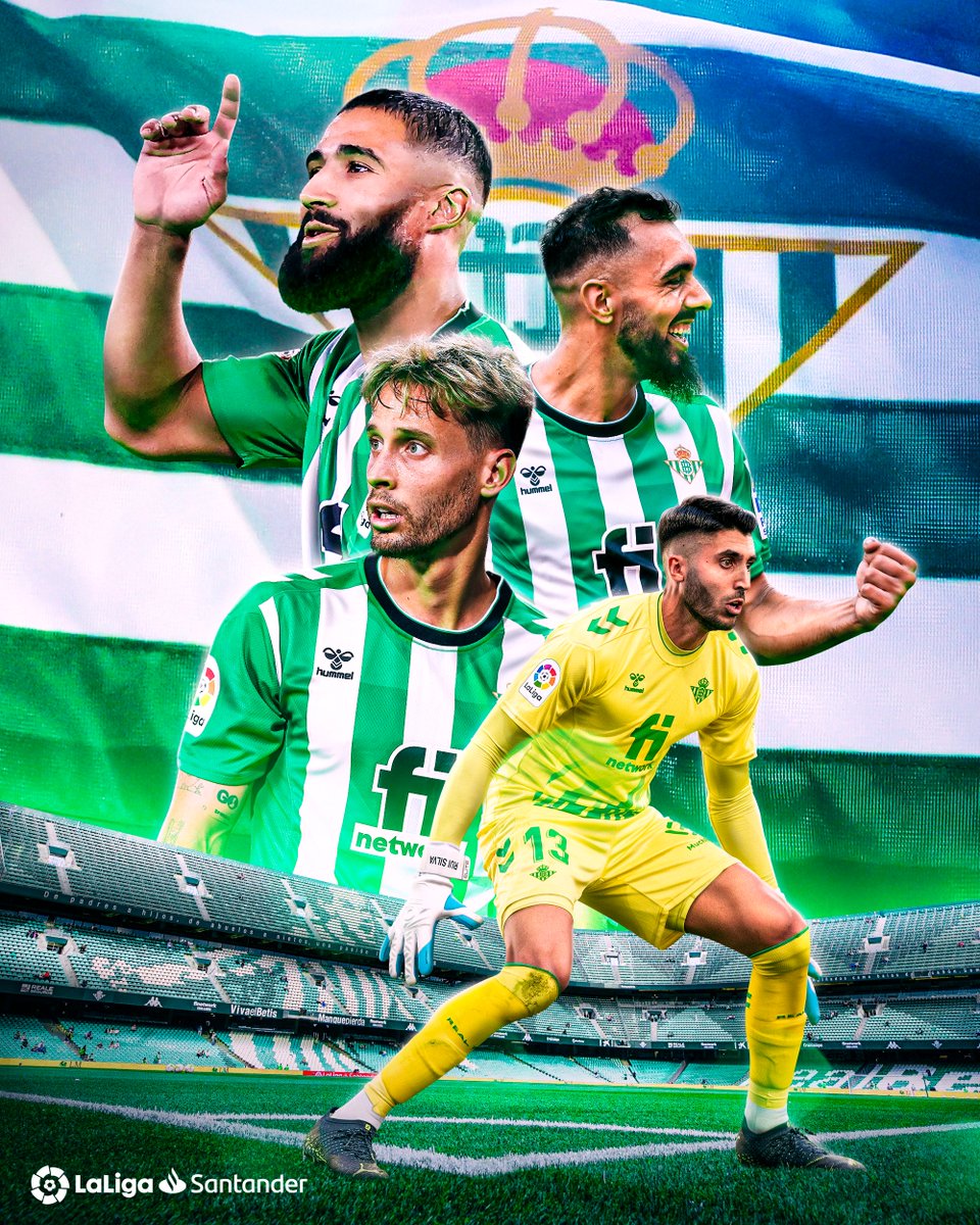 LaLiga's tweet photo. ✅✅✅❌✅✅

💚 5 victorias y 1 derrota
💚 15 puntos de 18
💚 3er clasificado de #LaLigaSantander
💚 Mejor equipo local del campeonato (4 de 4)
💚 Solo 4 goles en contra 

🔝🙌🔝 ¡ES EL 𝙈𝙀𝙅𝙊𝙍 𝘼𝙍𝙍𝘼𝙉𝙌𝙐𝙀 𝘿𝙀 𝙇𝘼 𝙃𝙄𝙎𝙏𝙊𝙍𝙄𝘼 DEL @RealBetis en #LaLigaSantander! https://t.co/THQlXsnZSv