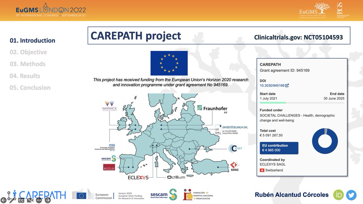 CAREPATH2021's tweet photo. Our colleague  Ruben Alcantud Córcoles  from #SESCAM will present CAREPATH   at the EuGMS meeting in London between 28-30 september 2022. 
For more details about  EuGMS visit https://t.co/SDh96KxZfw

#london #CAREPATH #EuGSM https://t.co/IcWML3f3wd