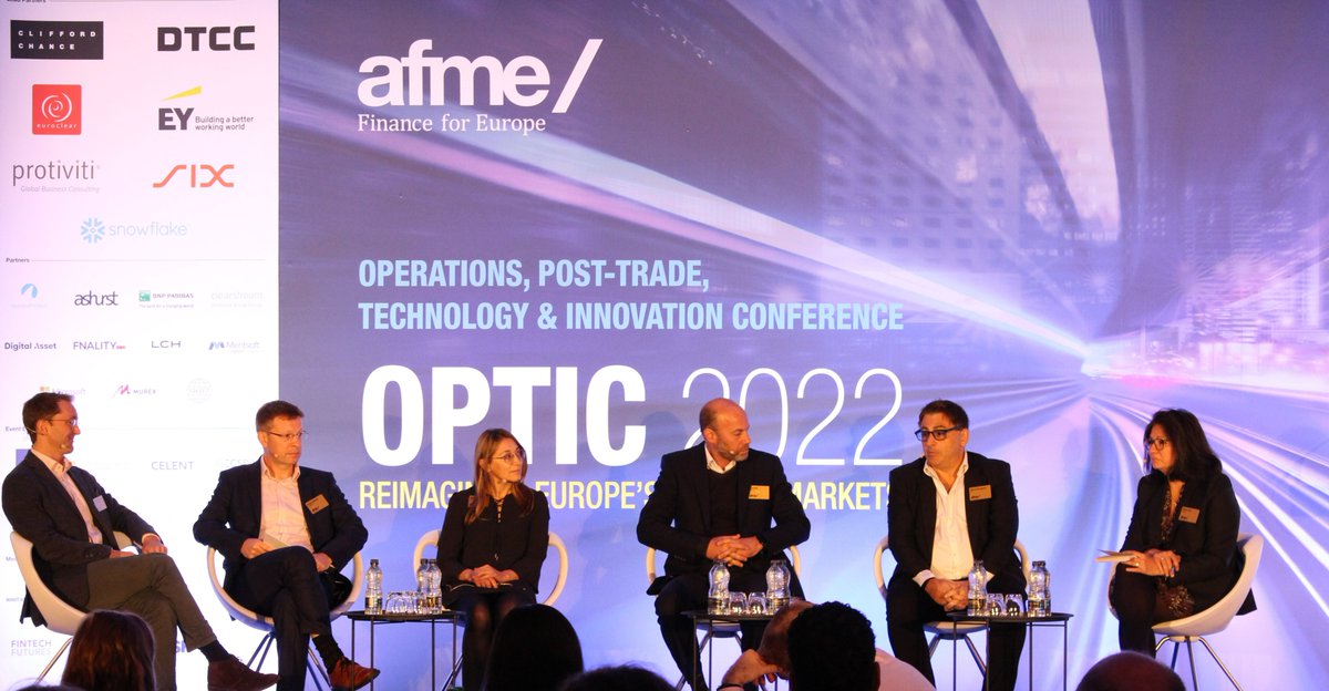 AFME (@afme_eu) on Twitter photo Panellists from <a href="/zodiamarkets/">Zodia Markets</a> <a href="/NJWPhilpott/">Nick Philpott</a> <a href="/fnality/">Fnality</a> <a href="/ashurst/">Ashurst</a> <a href="/JPMorganAM/">J.P. Morgan Asset Management</a> <a href="/EYnews/">EY</a> <a href="/Murex_Group/">Murex</a> consider whether #digital assets could be the biggest opportunity of the decade. Discussion centres on how far away institutional adoption is & what regulatory barriers exist #OPTIC2022 Panellists from <a href="/zodiamarkets/">Zodia Markets</a> <a href="/NJWPhilpott/">Nick Philpott</a> <a href="/fnality/">Fnality</a> <a href="/ashurst/">Ashurst</a> <a href="/JPMorganAM/">J.P. Morgan Asset Management</a> <a href="/EYnews/">EY</a> <a href="/Murex_Group/">Murex</a> consider whether #digital assets could be the biggest opportunity of the decade. Discussion centres on how far away institutional adoption is & what regulatory barriers exist #OPTIC2022
