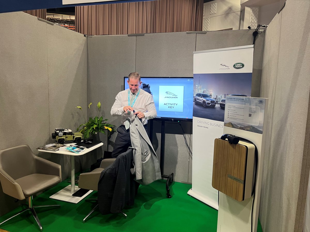 RogerYoungUK's tweet photo. The #DevonBusinessShow is underway!
Come and say hello to our Head of Sales, Danny, and Local Business Development Manager, Claire, at stand number 39. https://t.co/qOfleNEDLK