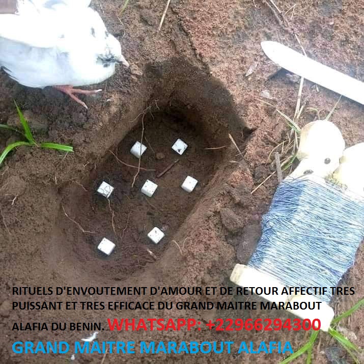 MaraboutAlafia's tweet photo. RITUELS D’ENVOÛTEMENT D'AMOUR ET DE RETOUR AFFECTIF TRÈS PUISSANT ET TRÈS EFFICACE DU GRAND MAÎTRE MARABOUT ALAFIA DU BÉNIN.

sorcellerie retour affectif,effet envoûtement amoureux,retour d'affection,envoutement retour affectif, retour d'affection,

https://t.co/ZpWv0N2Vmt https://t.co/O8aQ8eGm4d