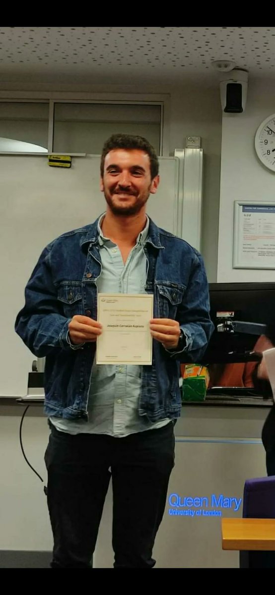 LawDundee's tweet photo. Congratulations to @dundeeuni student Joaquín Corvalán Azpiazu @Jacorvalan   
Runner up in #competition with 
Essay: "Soft law, hard law, crime? How to push the climate change agenda", 
https://t.co/DyLfXv9LAa 
"Lawyers &amp; Sustainability" Centre for Commercial Law Studies @QMUL https://t.co/FYAuz5AFkc