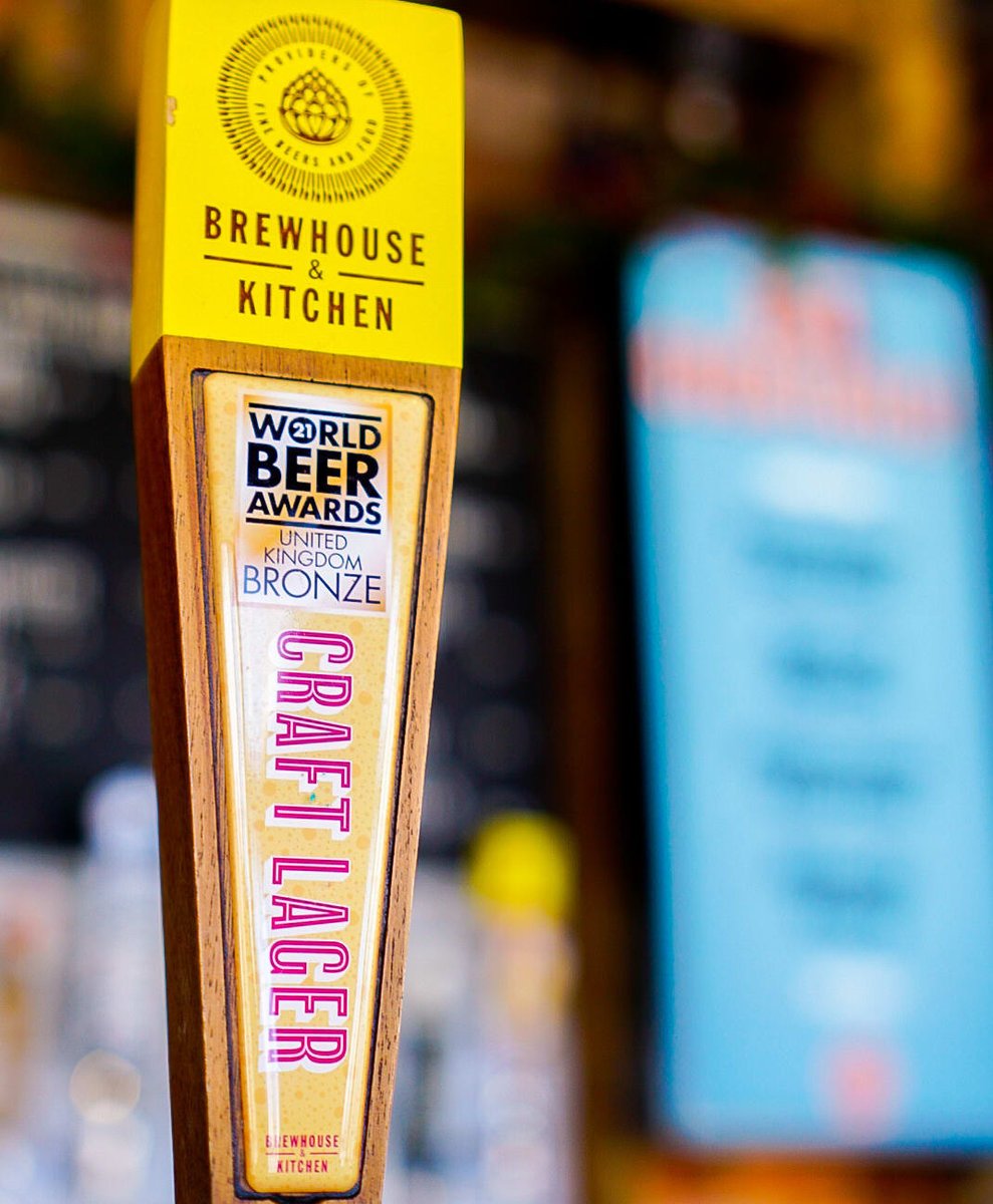 We’re so proud of our Craft Lager, Legend winning Bronze in the World Beer Awards! 🥉​
​
Enjoy a delicious pint for just £3.95 from 4pm - 7pm at HOPPY HOUR!* 🍻​
​
*Not available in Highbury or Hoxton. Alternative drinks also available on Hoppy Hour