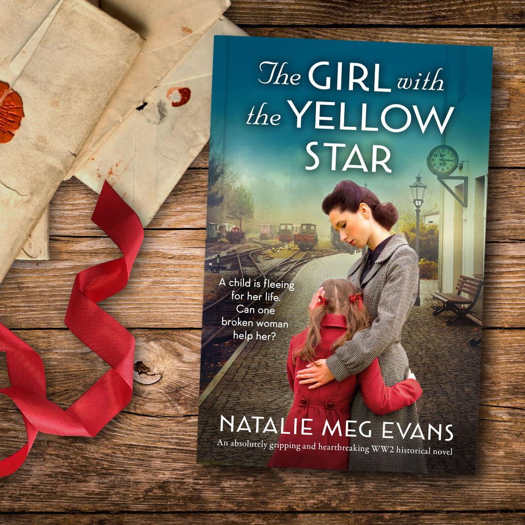 A child is fleeing for her life. Can one broken woman help her? We’re excited to reveal the cover for The Girl with the Yellow Star: An absolutely gripping and heartbreaking WW2 historical novel by @natmegevans! Out Oct 28th: geni.us/B0BGMQDHVTcover #KindleUnlimited