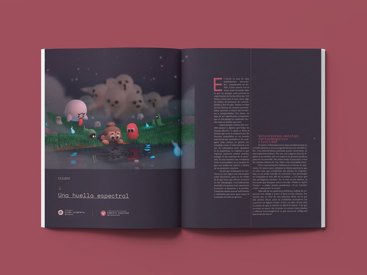 loop_gr's tweet photo. Empezamos con @crimentals que reflexiona sobre la figura del fantasma 👻 y la huella que ha dejado en los videojuegos 🎮
🖌️Ilustra @ernestoasustao que debuta en el proyecto con #LOOP02 https://t.co/XBG7t1SXzW