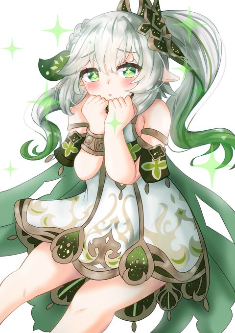 ナヒーダちゃんはとてもやさしいので多分必死で頼み込めばあざとかわいいポーズも取ってくれる...

#原神 
#Genshinlmpact 
#ナヒーダ 