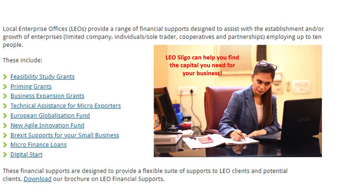 #Entrepreneurs looking for #capital for your #business
<a href="/LEOSligo/">LEO Sligo</a> can help! 
Why not discuss your needs with them and ask what is available for your business?
<a href="/SligoChamber/">Sligo Chamber</a> <a href="/swibn/">SWIBN</a> <a href="/Chamber_Tubber/">Tubbercurry Chamber</a>