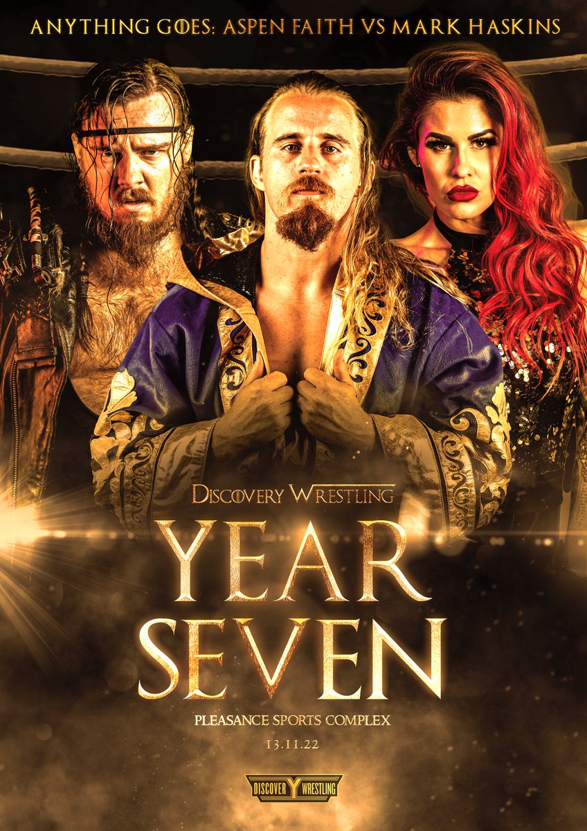 DiscoWrestling's tweet photo. 4 big matches already confirmed for Year 7!

More to be announced in the coming week

Tickets for November 13th are selling fast so don’t miss out!!

🎟 https://t.co/TQ98xzjJGr https://t.co/MRWTXQy81h