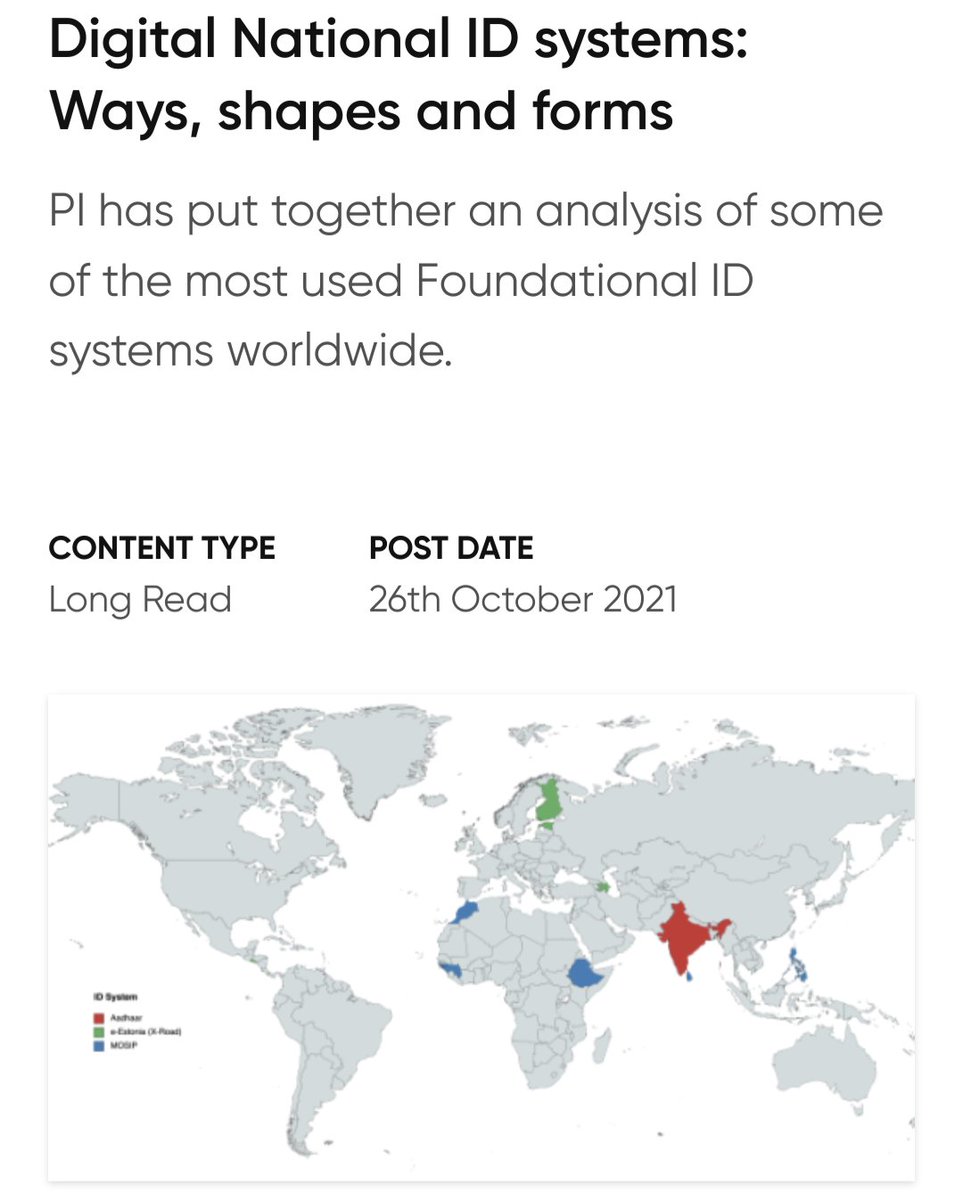EinsteinsAttic's tweet image. Just a reminder that @privacyint has done analyses of the three most used 'foundational' #IDsystems:

#MOSIP
privacyinternational.org/case-study/465…

#Aadhaar
privacyinternational.org/case-study/469…

#eEstonia (X-Road)
privacyinternational.org/case-study/473…

Plus an overview of the risks and harms:

privacyinternational.org/long-read/4656…