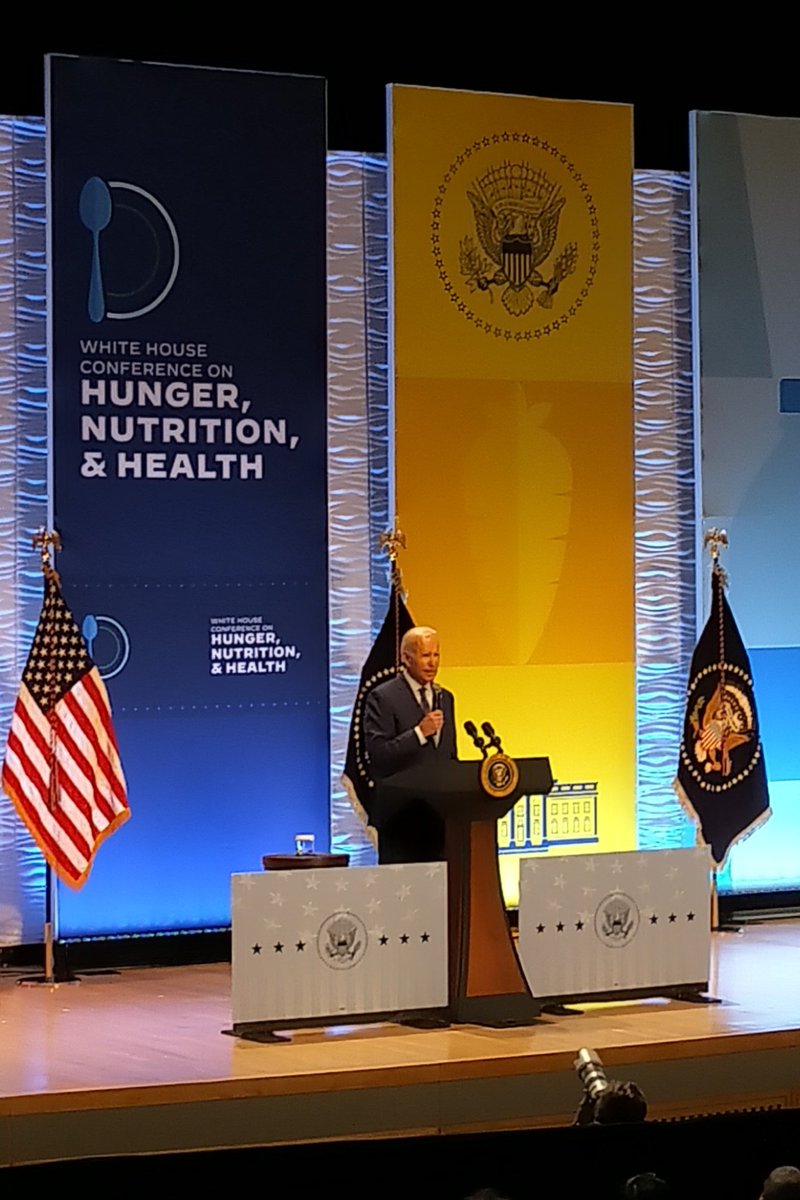 .<a href="/POTUS/">President Donald J. Trump</a>: "I know we can end hunger by 2030. We know how." Calls for extension of summer feeding programs and greatly expanding school lunch eligibility, scratch cooking and local purchasing. #WHConfHungerHealth