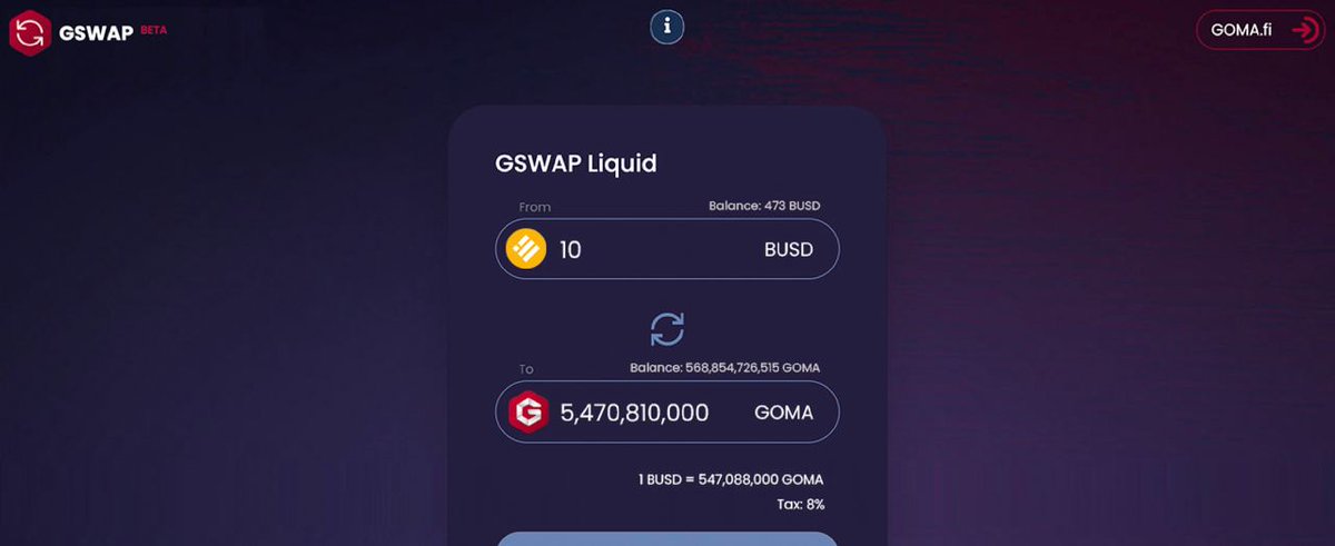 GOMA Finance tweet media