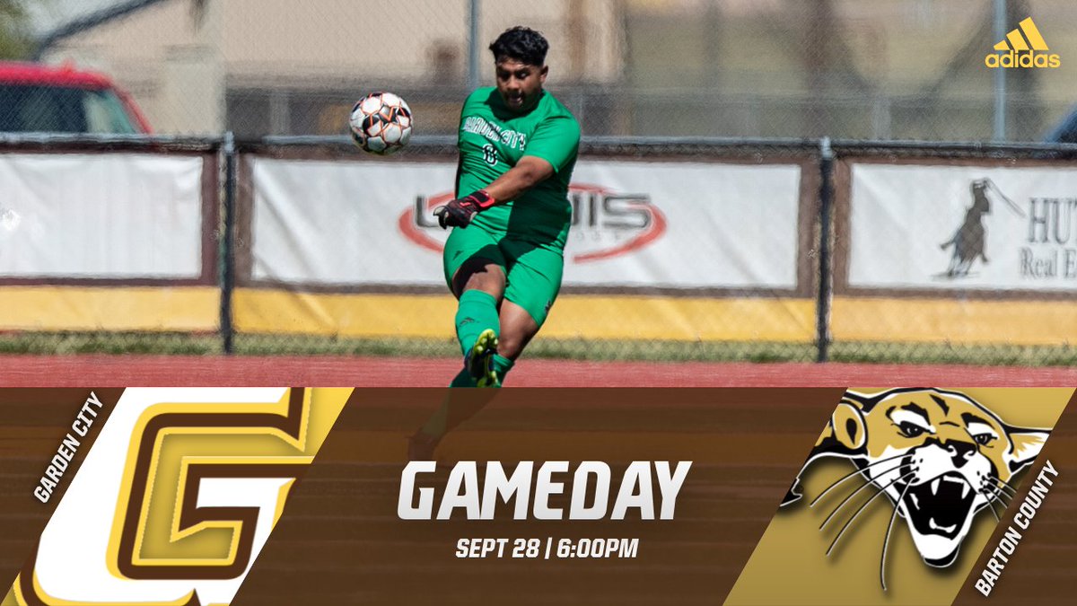 GAMEDAY!!

Men’s Soccer game day vs Barton Community College.
6:00 PM
Watch Live at:
gobroncbusters.com/information/Wa…
<a href="/BroncbusterMSOC/">Garden City Men’s Soccer</a>