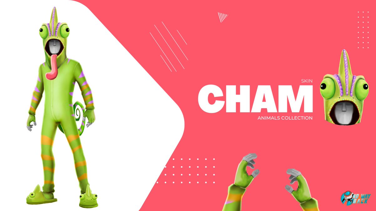 Introducing our NFTs 👀 Meet Cham, character from our animals collection. Inspired by chameleons with a funny touch which is useful to hide in the bushes 🌳 Learn more about our collection on our discord: ln.onl/discord