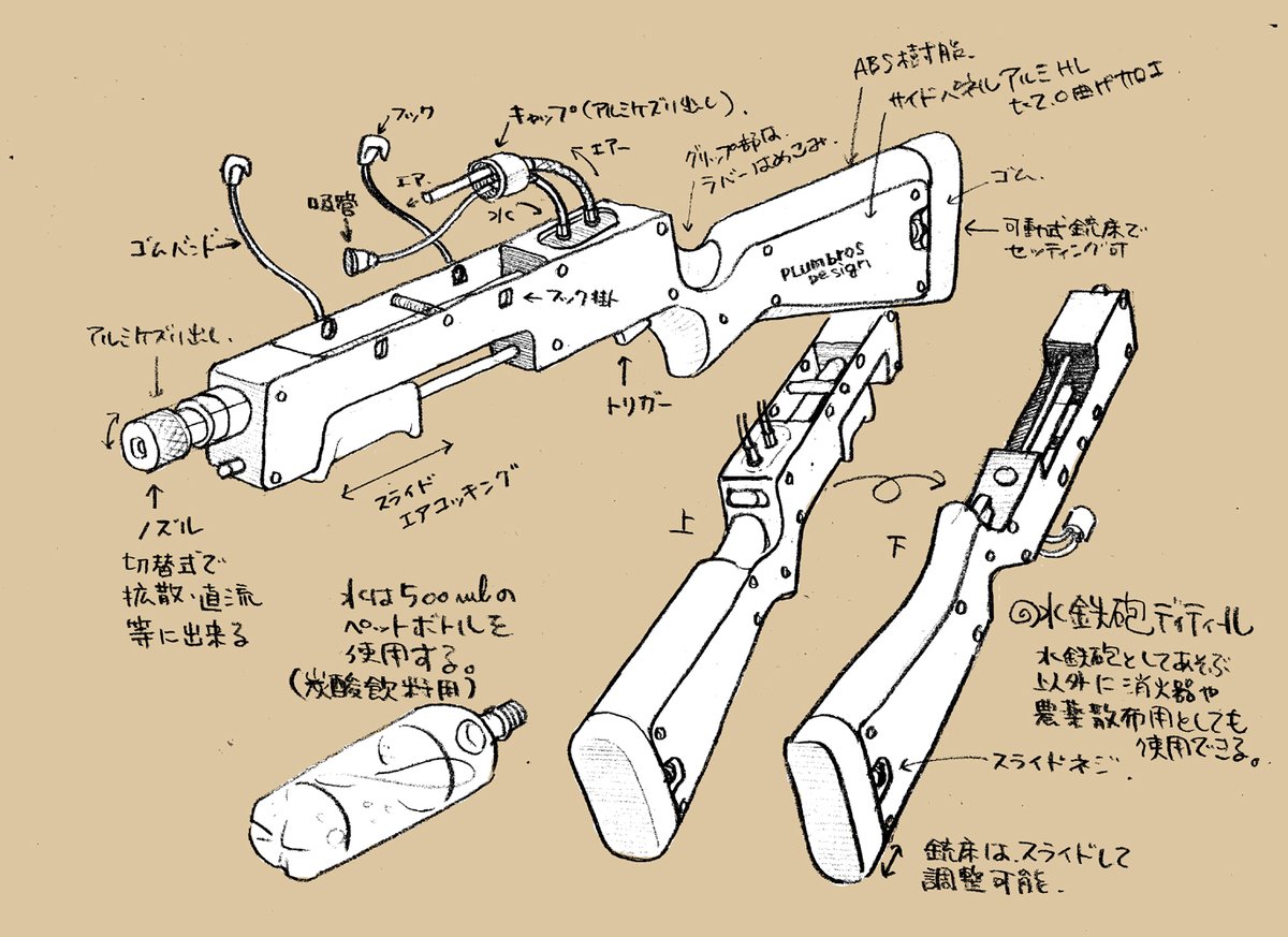 水鉄砲 