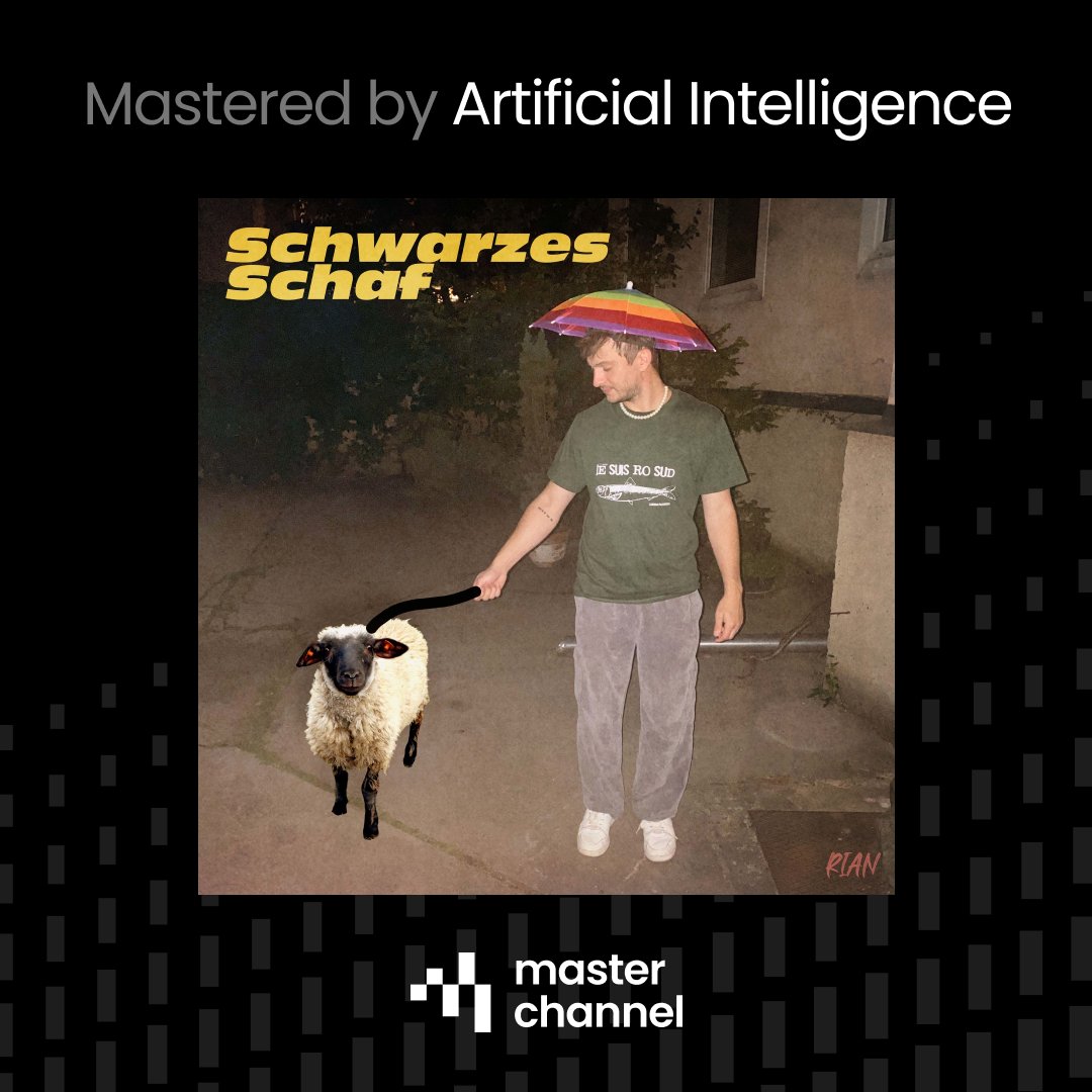 "Schwarzes Schaf" by RIAN was mastered by Masterchannel. Thank you for using our service!

Listen in our playlist: mstrchn.nl/MasteredByMast… 🎵

#masterchannel #mastering #ai #musicspotlight #masteredbymasterchannel #masteredbyai