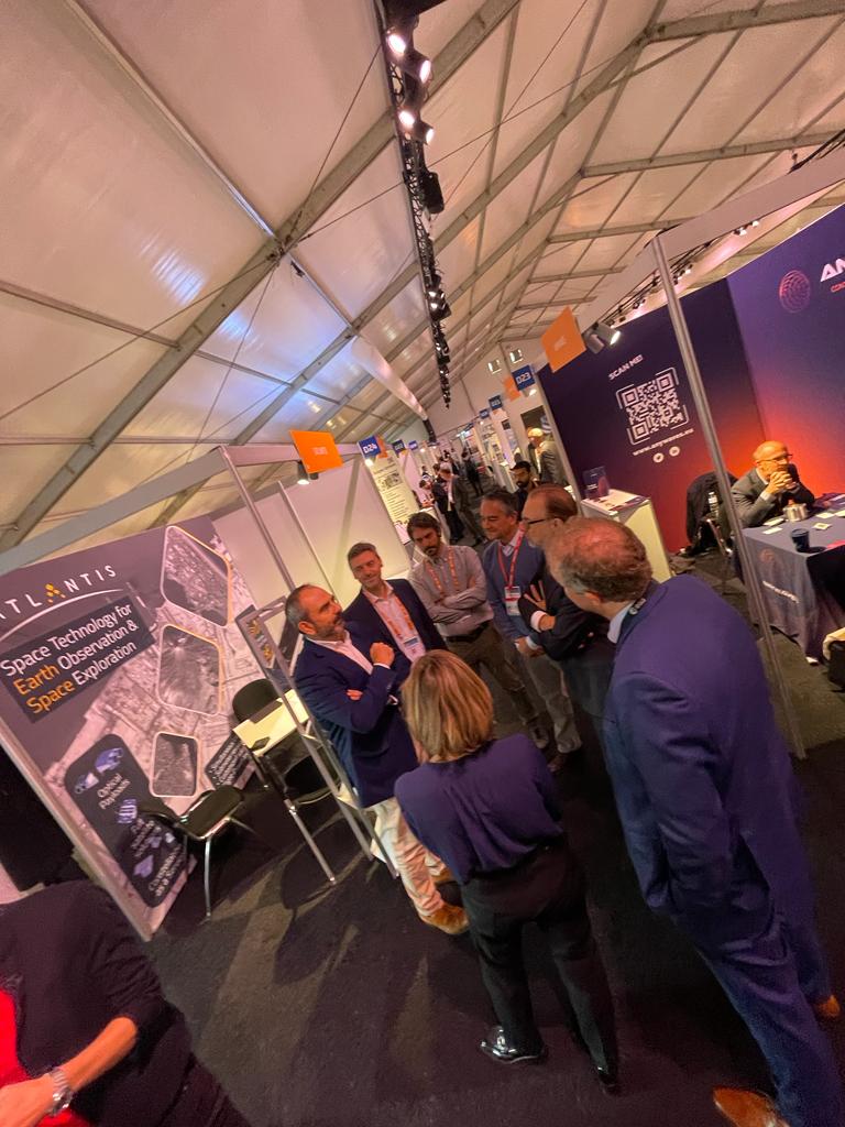 ESAforSME's tweet photo. It is busy at @esa's Industry Space Days. After two years of virtual meetings, the space community comes together at ESTEC again #ISD2022esa https://t.co/GGfQiZx0Wg
