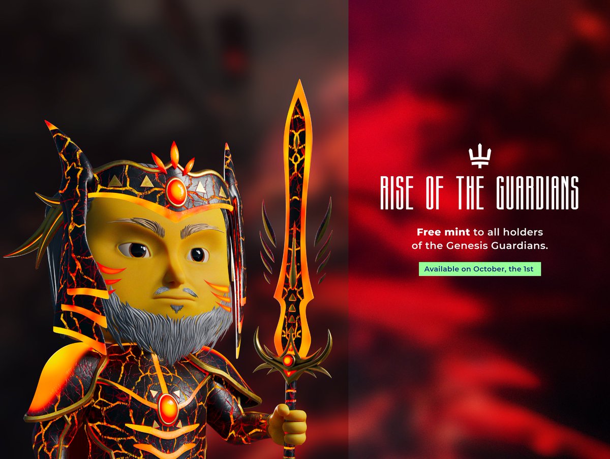 🚨GIVEAWAY🚨

On October 1 <a href="/TheAquaverse/">Aquaverse 🔱</a> will launch its new "Rise Of The Guardians" collection!

🎉To celebrate, they offer :

🎁 1 Guardian #NFT (FP 2.7 $EGLD)
+ the opportunity to claim its ROTG 48 hours in advance!!

✅To participate : 
🔱 LIKE &amp; RT 
🔱 TAG 3 FRIENDS

⏰24H⏰
