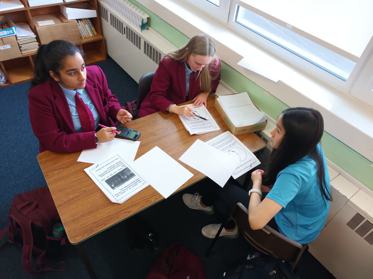 HCScot_Maths's tweet photo. #MathsWeekScotland An S2 class enjoying working on this year's "Maths wi' nae Borders" competition. Great to hear students' thinking as they work on these problems together! @aap03102 #hamiltonmaths #confidence https://t.co/gnn4GFSIUQ
