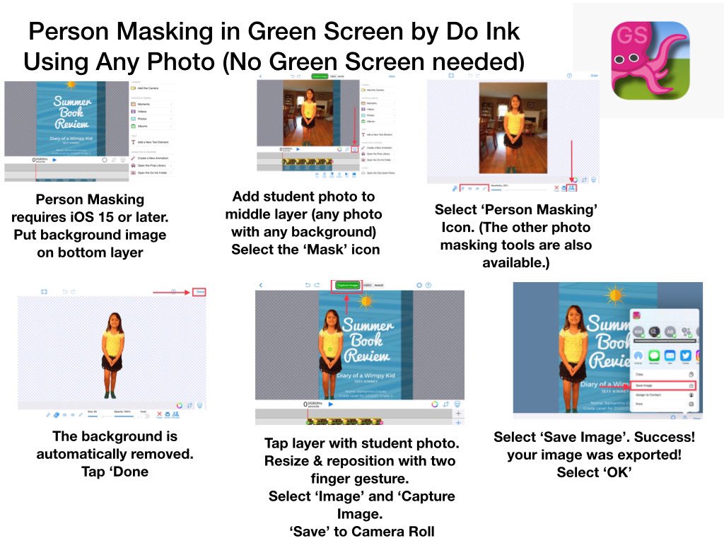 DoInkTweets's tweet photo. @A_Colwell96 Check out the new Person Masking tool in the #doink #greenscreen app. No green screen needed. Works on devices with iOS 15 or higher. Have fun! https://t.co/ZivzI8clja