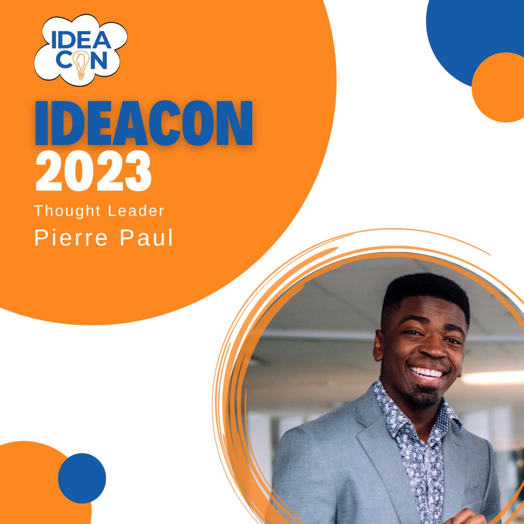IDEA (@ideaillinois) on Twitter photo This thought leader is 23 and the founder and CEO of We Hear You as well as a freelance DEI consultant, accessibility consultant, and the Dir. of Devel. for the US Assoc. for Small Business and Entrepreneurship. We're thrilled to welcome <a href="/Pierre_Paul15/">Pierre Paul</a> to the #IDEAcon family! This thought leader is 23 and the founder and CEO of We Hear You as well as a freelance DEI consultant, accessibility consultant, and the Dir. of Devel. for the US Assoc. for Small Business and Entrepreneurship. We're thrilled to welcome <a href="/Pierre_Paul15/">Pierre Paul</a> to the #IDEAcon family!