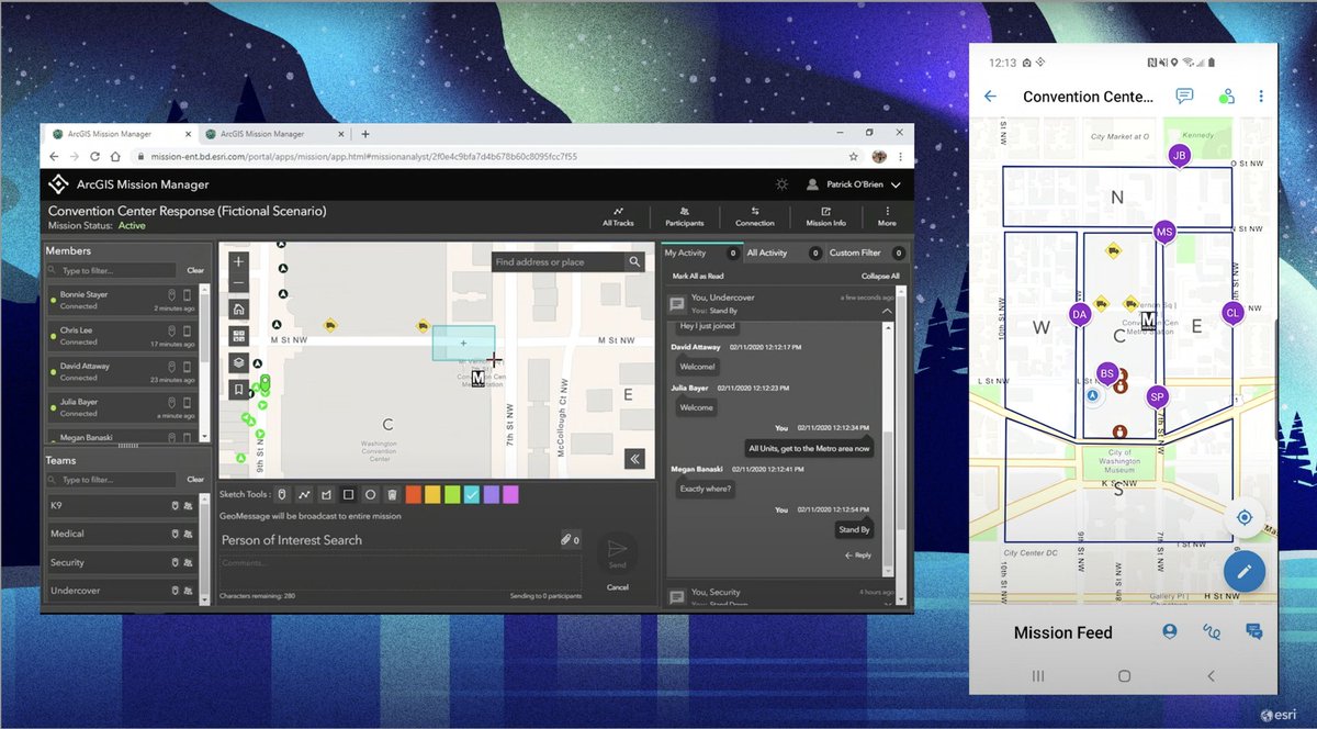ArcGISXprise's tweet photo. No mission is impossible with real-time #situationalawareness. #ArcGISMission enables strategic asset deployment and communication in a common operating picture, all in real-time.
https://t.co/5mLb8FKlH0 #operationalawareness #missionmanagement #ArcGIS https://t.co/hslh7x2vfr