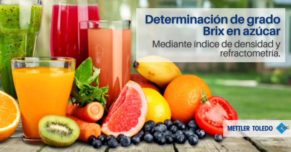 tecinstrumental's tweet photo. Determinación de grado #Brix en azúcar mediante índice de densidad y refractometría.
​Esta #NotaDeAplicación describe cómo se realizan las mediciones de °Brix utilizando la gama completa de Densímetros y Refractómetros de METTLER TOLEDO.
Descárguela aquí👉 https://t.co/AKBHTQWD9T https://t.co/PEjboqcmjZ