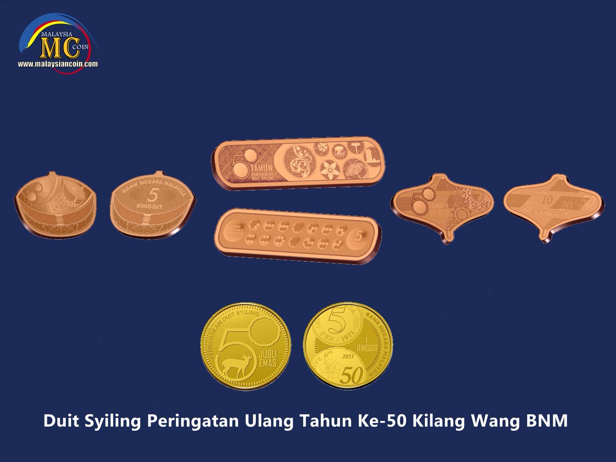 malaysiacoin's tweet photo. BNM hari ini mengumumkan jualan duit syiling 50 tahun Kilang Wang BNM. https://t.co/PdzoiRVoOq
#duit #BNM #kilangwang https://t.co/AC7tgh8YR2