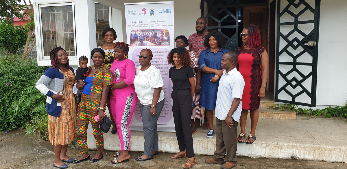 wongosol's tweet photo. Supporting community engagement on women's political participation project review and feedback meeting with WONGOSOL and partners.  Thanks @unwomenliberia  especially, the WP Pillar team for the continuous support and partnership 🙌 https://t.co/ijCzxzA8iE
