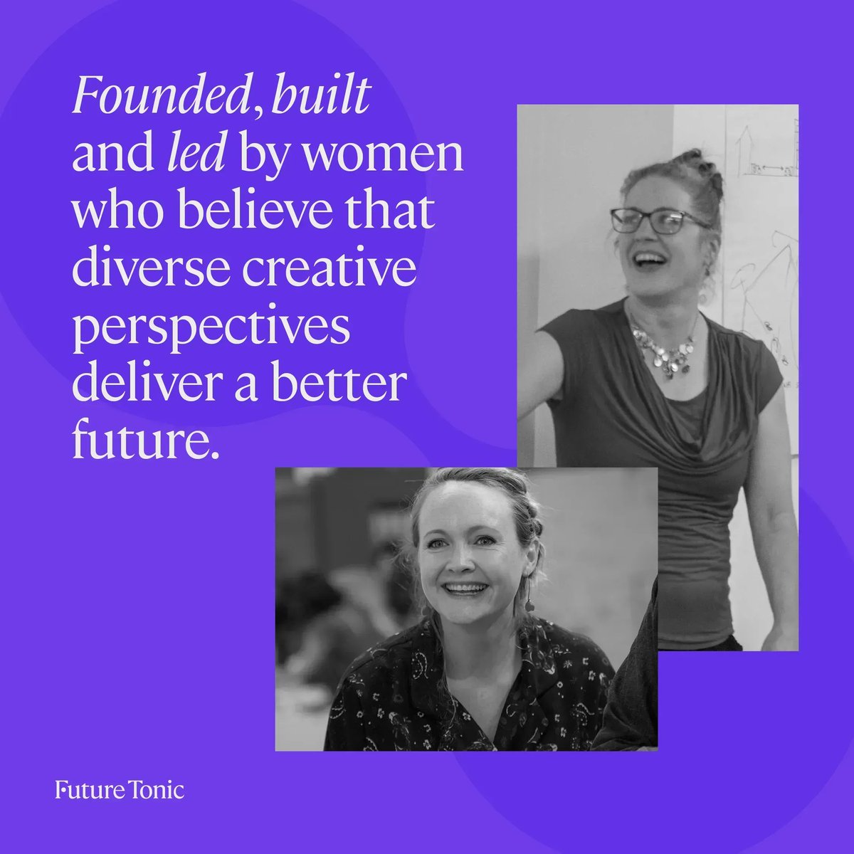 Hello! 👩‍💻 We’re Maeve and Heather, the founders of FutureTonic, with 40+ years’ combined experience helping companies succeed in the age of disruption.

Learn more about us at futuretonic.co.uk 🌐