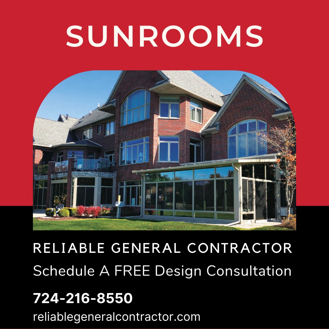 ReliableGC's tweet image. Relaxation in your sunroom each day keeps the doctor away! 😌

Enjoy the beautiful natural lighting and gorgeous view of nature from the comfort of your home with a TEMO Sunroom. 🌤🌳

Contact our team today! 📲(724) 216-8550
reliablegeneralcontractor.com/reliable-gener…

#sunrooms #pittsburgh