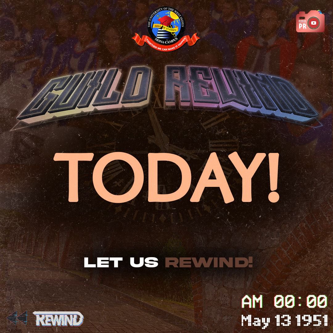 UWIMonaGuild's tweet photo. Yes!! You heard ๐ฃ๐งโโ๏ธ correctly!!!
GUILD REWIND IS TODAY ๐ฅ๐ฅ
The waitโ๏ธ is over.
Your Guild has been working for YOU and now itโs time to rewind and learn what it has been doing!
Come Let Us Rewindโ๏ธ๐
#GuildRewind https://t.co/nT6mvHrKY9
