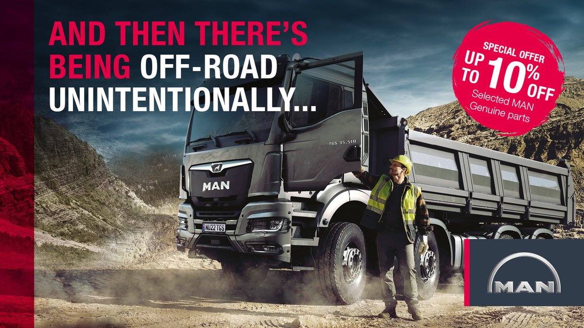 mantruckbusuk's tweet photo. Suddenly your truck’s off the road. Grrrr. That’s why every MAN dealer in the UK has committed to stocking the parts that get broken most often - step assemblies, bumpers, lights and so on. We’ll get you back in business fast. Check our website: https://t.co/kVbju7kaZQ https://t.co/pbD39QCqGx
