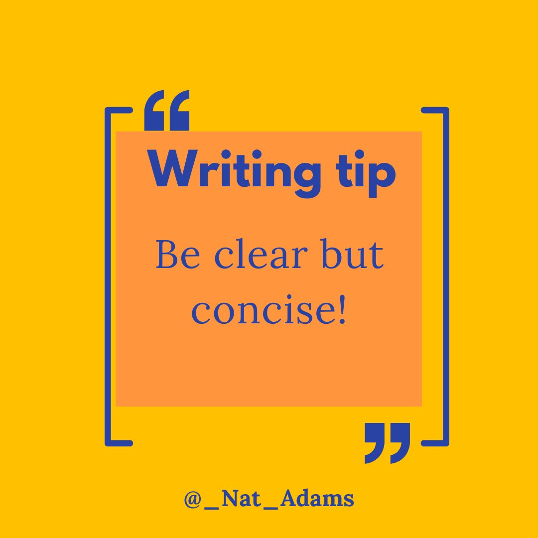 chemist2dye4's tweet photo. Took a #minibreak from #writingtipwednesdays but now back! This week's tip comes from @_Nat_Adams
Reports and papers should fully describe experiments in a precise and factual manner.
Want your #tip featured? #DM me! #writingtip #research #chemtwitter #newPI #PhDs https://t.co/tm3cqwSmzb