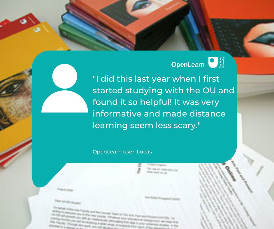 OUFreeLearning's tweet photo. Are you new to studying @OpenUniversity? Wondering why it's important to complete the 'Being an OU student' induction course? #BOUS #newtotheOU
We'll let Lucas explain....
https://t.co/OWiRJpzPP2 https://t.co/w7Bo0tvPzB