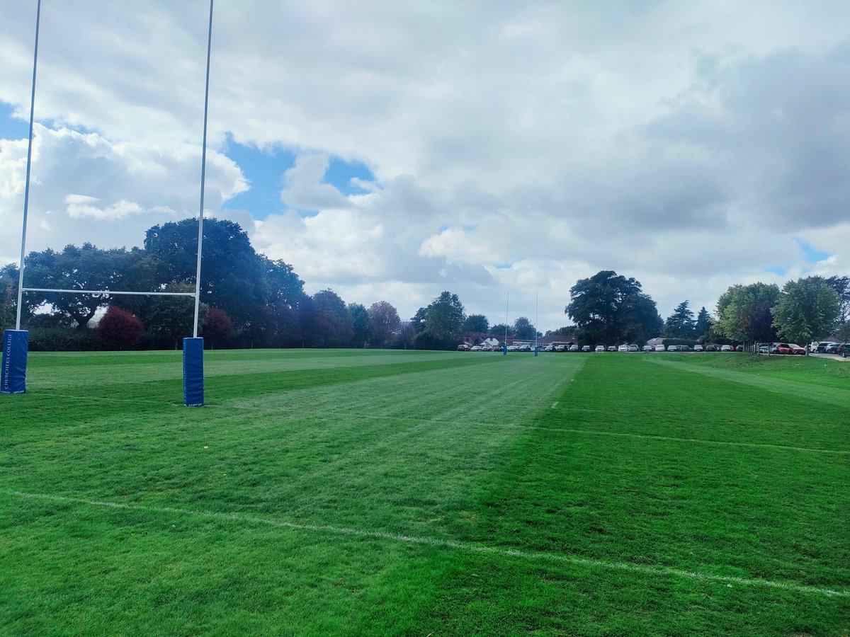 Our grounds are looking very healthy and happy in the autumn sun. Pictures here of the Headmaster's/Memorial field ready for yesterday's U15s cup game and Nicholson's field taken this morning. 
#ChurchersLimitlessPotential #ChurchersGrounds