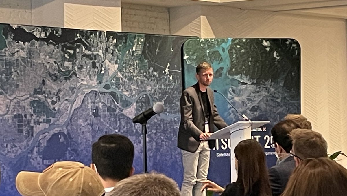 Great to be back at #SatSummit2022. Look forward to discuss renewable energy, transmission grid mapping, and energy &amp; land use with new and current partners. 

Thanks to <a href="/developmentseed/">developmentseed</a> and all contributors. Congrats on great program!