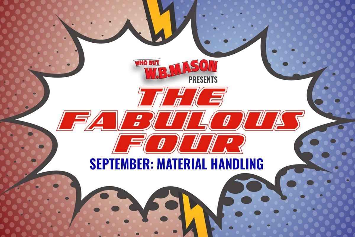WBMasonCo's tweet photo. Shop this monthโs top four material handling picks and learn how they can help increase your warehouseโs productivity, maintain safety, and organization โ read today!
#materialhandling #thewbdelivery #blog #whobut #wbmason https://t.co/tNf6TRpds0 https://t.co/pyHlfEYP7i