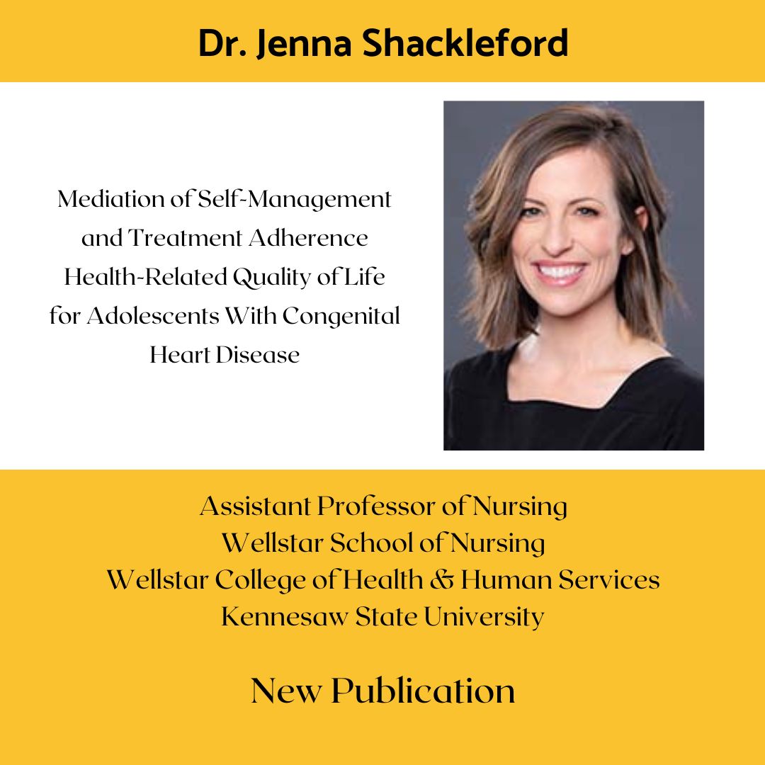 wellstarcollege's tweet photo. Congratulations to Assistant Professor of Nursing, Dr. Jenna Shackleford on her latest publication! https://t.co/ovwLNi7eij #thisiswellstarcollege #wchhs #newpublications #researchwithrelevance #nursing #wson https://t.co/ntYxDH0Xl7