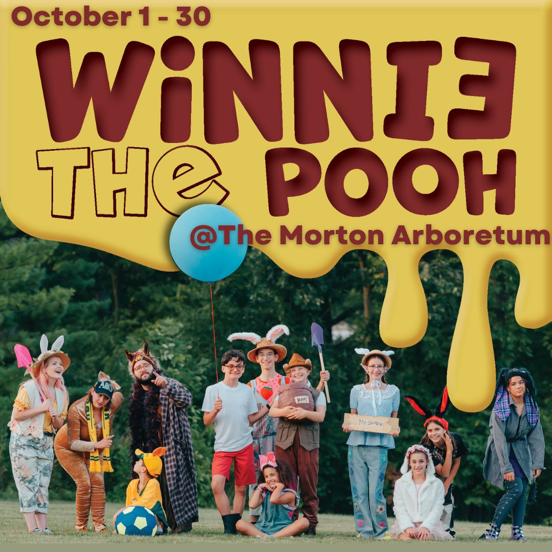 We are SO excited to see 2 BRAVO superstars in Winnie-the-Pooh at The Morton Arboretum: Tekla S-W. and Henry L.! Break-a-leg! 

Every Sat &amp; Sun:  10/1 - 30 @ 4pm! 

Tickets: bit.ly/Winnie2022

#WinnieThePooh #WalkingPlays #mortonarboretum #bravoperformingarts