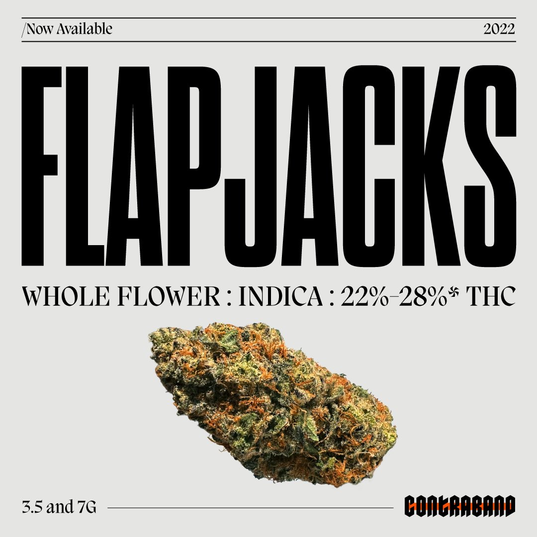 Breaking news out of Canada…there is a new kid on the block – Flapjacks! brought to you by Contraband, a Valens Company brand

$VLNS #cannabis #Canada #brand