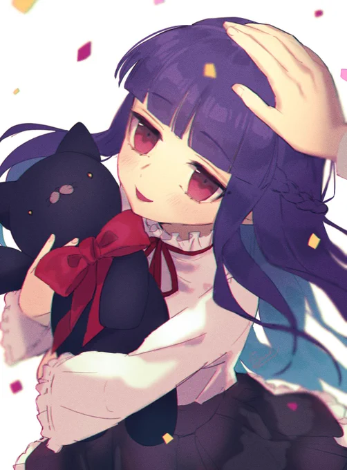 「雪美ちゃん〜〜!!!!お誕生日おめでとう!!!」ってPから大きな猫のぬいぐるみをプレゼントされる雪美ちゃんおめでとう!!#佐城雪美生誕祭2022 #佐城雪美誕生祭2022#佐城雪美聖誕祭2022 #デレステ 